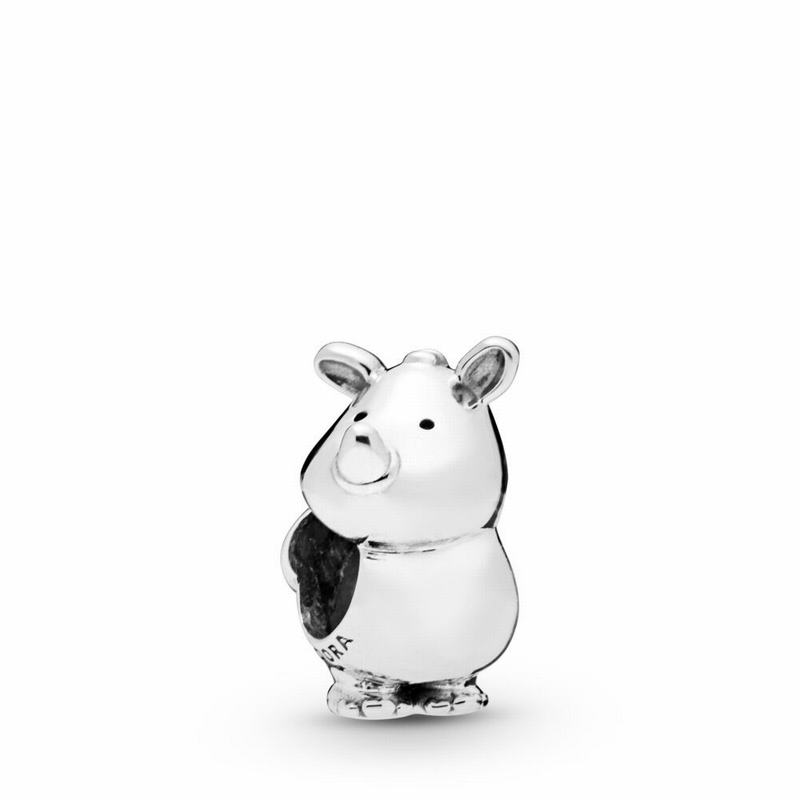 Pandora Rino the Rhinoceros Charm NZ, Sterling Silver (298361-VKI)